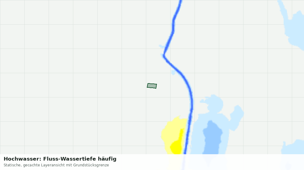 Statische Kartenansicht: Hochwasser: Fluss-Wassertiefe häufig