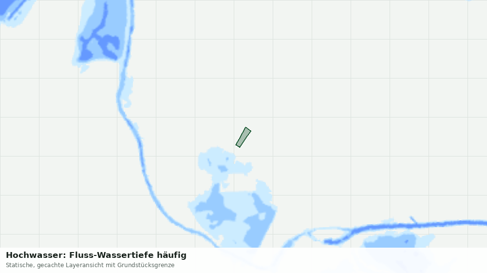 Statische Kartenansicht: Hochwasser: Fluss-Wassertiefe häufig