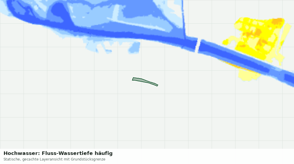 Statische Kartenansicht: Hochwasser: Fluss-Wassertiefe häufig