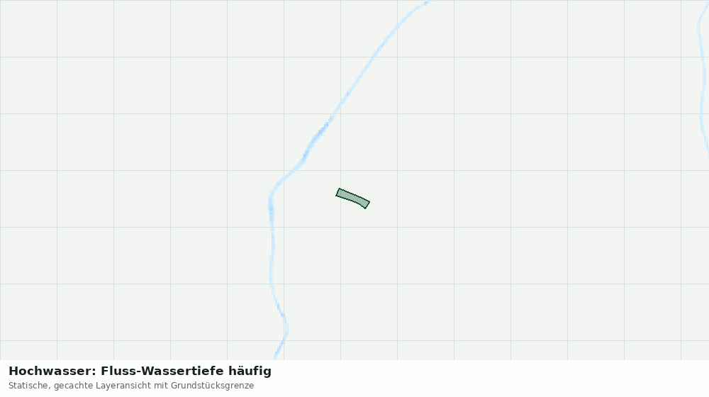 Statische Kartenansicht: Hochwasser: Fluss-Wassertiefe häufig