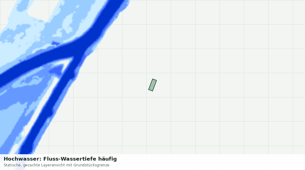Statische Kartenansicht: Hochwasser: Fluss-Wassertiefe häufig