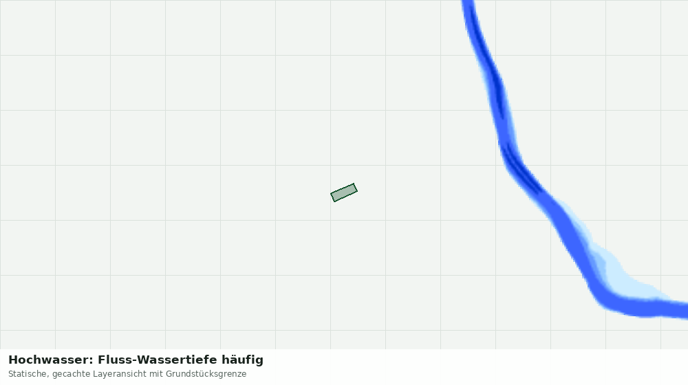 Statische Kartenansicht: Hochwasser: Fluss-Wassertiefe häufig