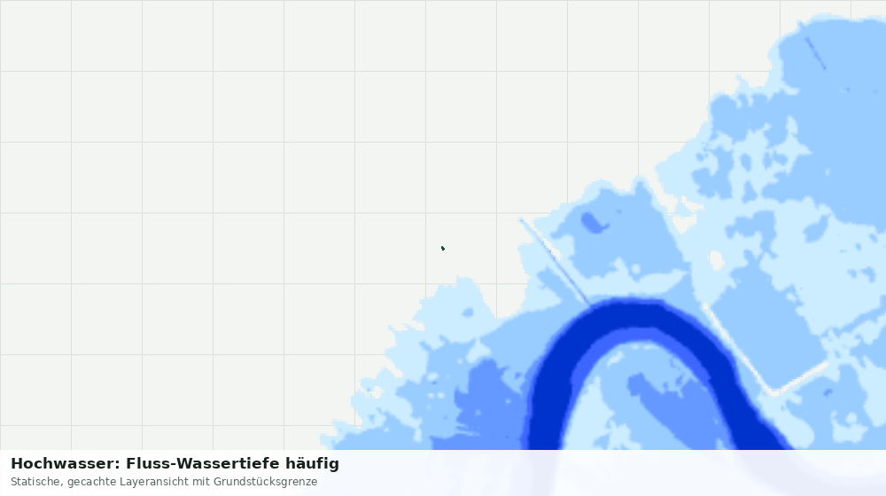 Statische Kartenansicht: Hochwasser: Fluss-Wassertiefe häufig