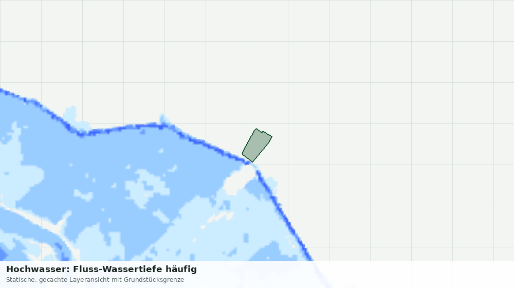 Statische Kartenansicht: Hochwasser: Fluss-Wassertiefe häufig