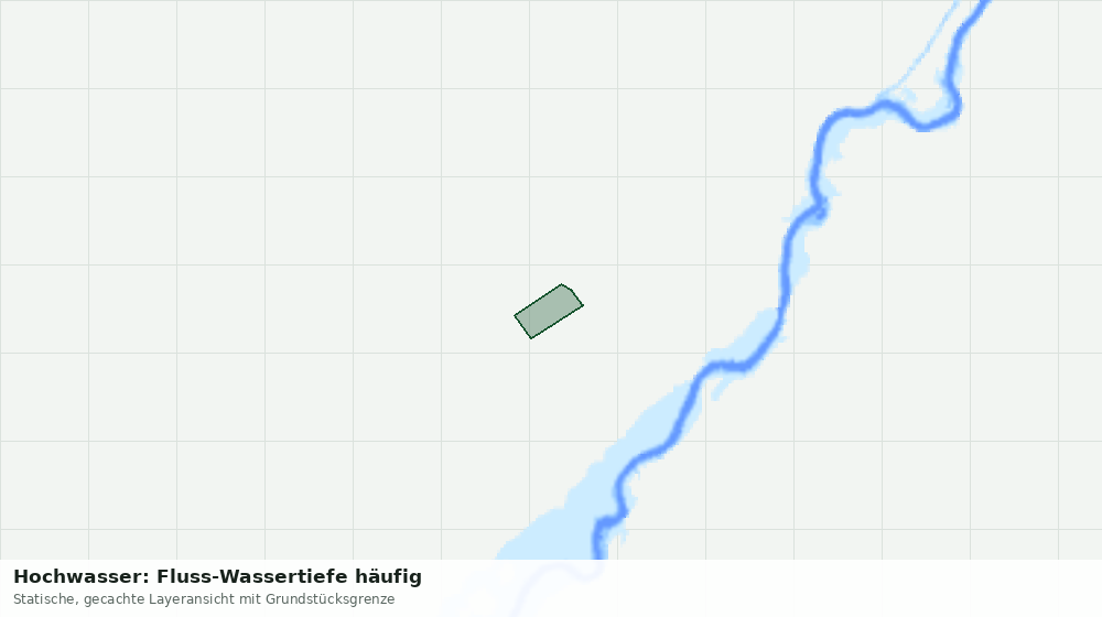 Statische Kartenansicht: Hochwasser: Fluss-Wassertiefe häufig