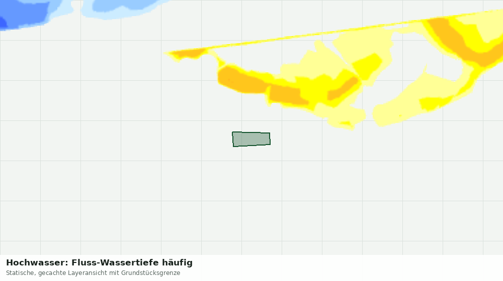 Statische Kartenansicht: Hochwasser: Fluss-Wassertiefe häufig