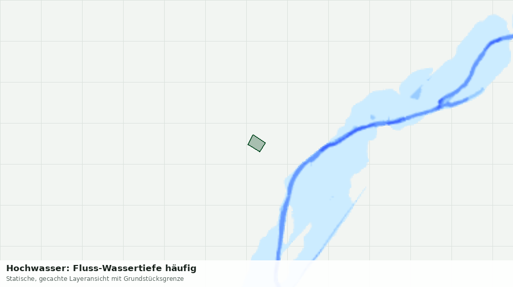Statische Kartenansicht: Hochwasser: Fluss-Wassertiefe häufig