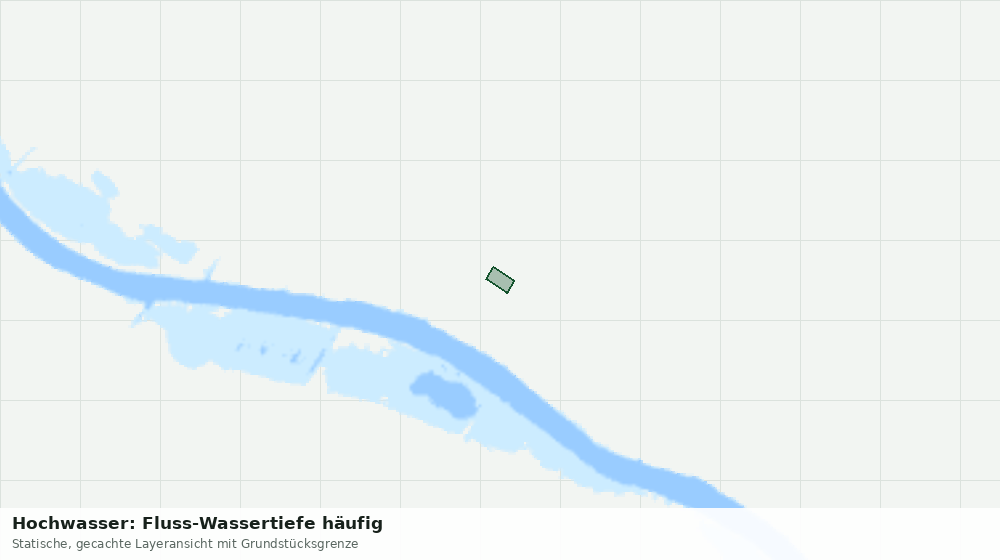Statische Kartenansicht: Hochwasser: Fluss-Wassertiefe häufig
