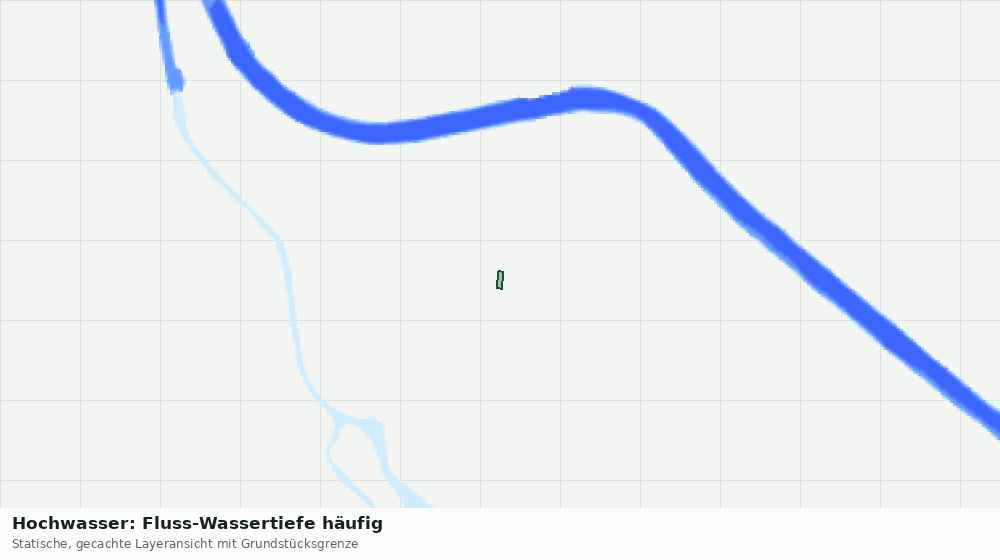 Statische Kartenansicht: Hochwasser: Fluss-Wassertiefe häufig