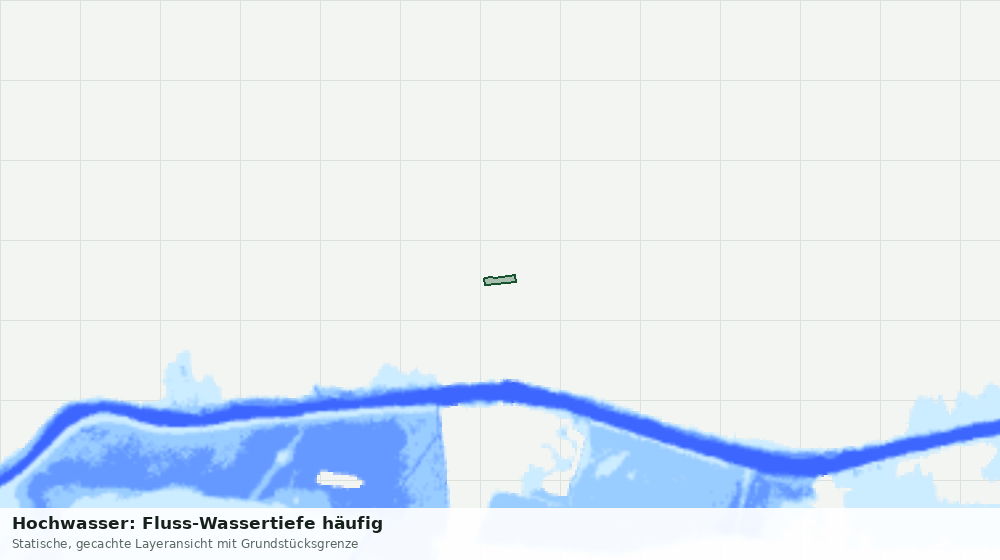 Statische Kartenansicht: Hochwasser: Fluss-Wassertiefe häufig