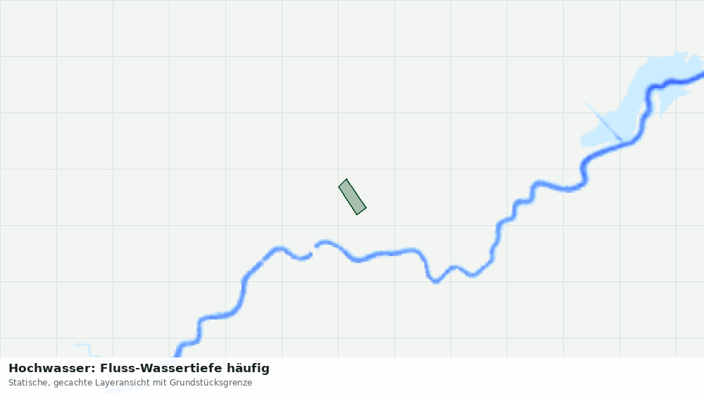 Statische Kartenansicht: Hochwasser: Fluss-Wassertiefe häufig