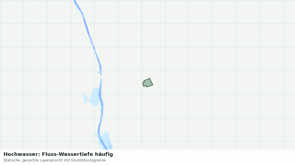 Statische Kartenansicht: Hochwasser: Fluss-Wassertiefe häufig
