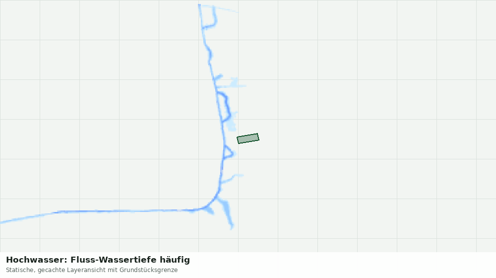 Statische Kartenansicht: Hochwasser: Fluss-Wassertiefe häufig