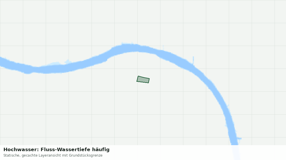 Statische Kartenansicht: Hochwasser: Fluss-Wassertiefe häufig