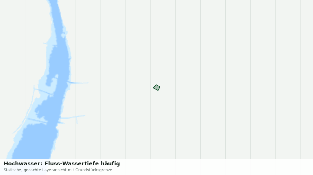 Statische Kartenansicht: Hochwasser: Fluss-Wassertiefe häufig