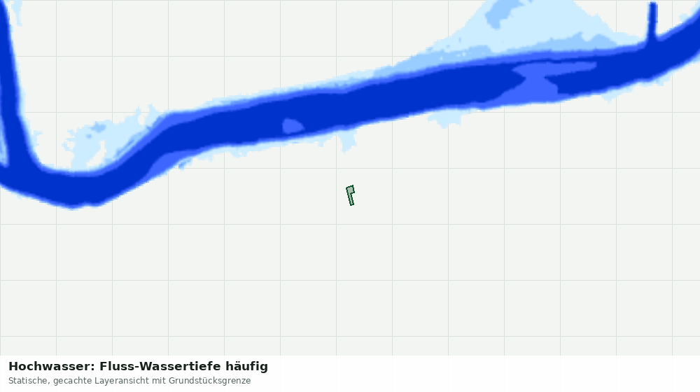 Statische Kartenansicht: Hochwasser: Fluss-Wassertiefe häufig