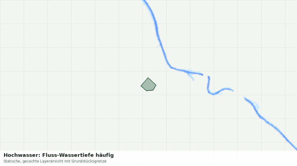 Statische Kartenansicht: Hochwasser: Fluss-Wassertiefe häufig