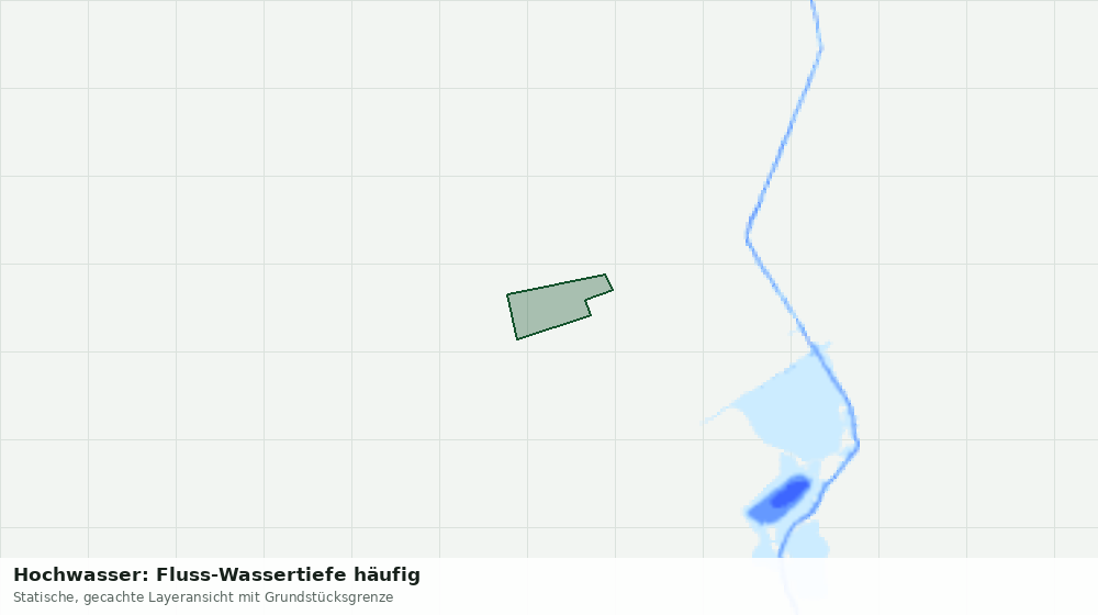 Statische Kartenansicht: Hochwasser: Fluss-Wassertiefe häufig