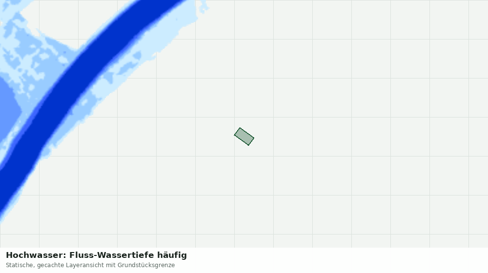 Statische Kartenansicht: Hochwasser: Fluss-Wassertiefe häufig