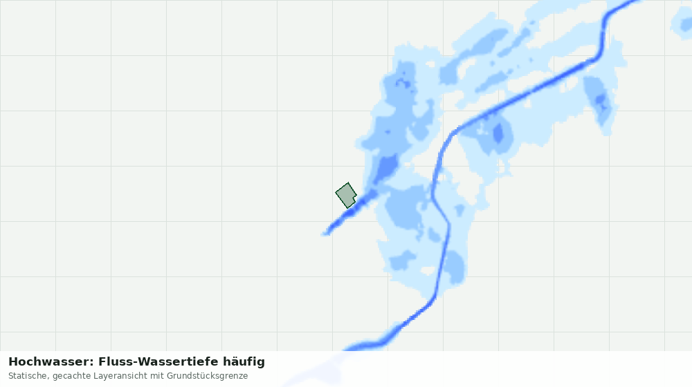 Statische Kartenansicht: Hochwasser: Fluss-Wassertiefe häufig
