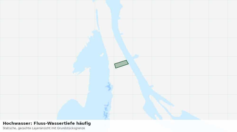 Statische Kartenansicht: Hochwasser: Fluss-Wassertiefe häufig