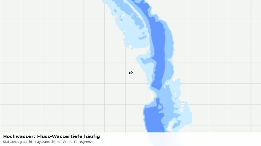 Statische Kartenansicht: Hochwasser: Fluss-Wassertiefe häufig