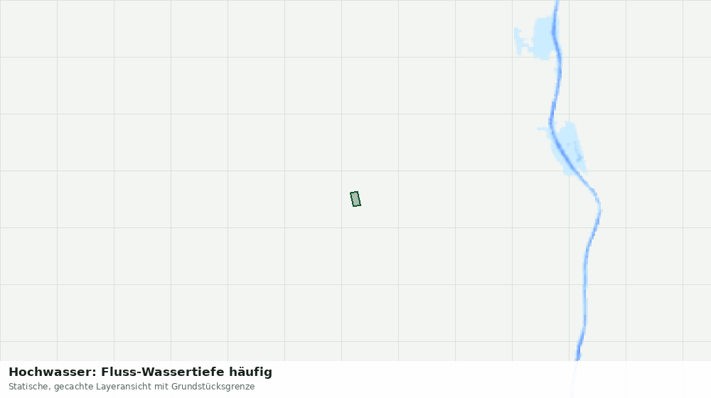 Statische Kartenansicht: Hochwasser: Fluss-Wassertiefe häufig