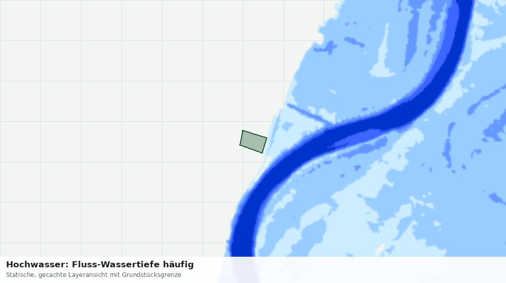 Statische Kartenansicht: Hochwasser: Fluss-Wassertiefe häufig