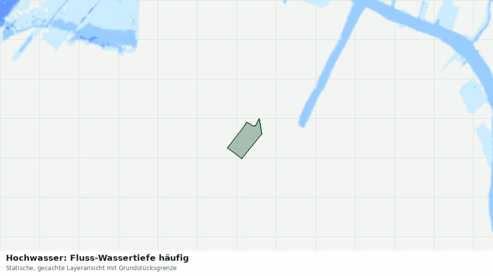 Statische Kartenansicht: Hochwasser: Fluss-Wassertiefe häufig