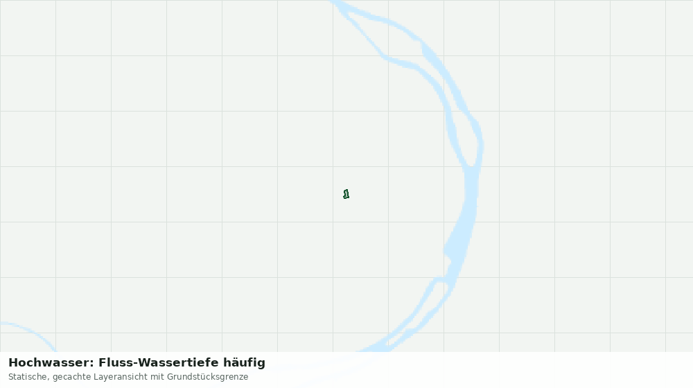 Statische Kartenansicht: Hochwasser: Fluss-Wassertiefe häufig
