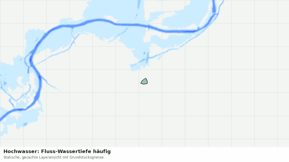 Statische Kartenansicht: Hochwasser: Fluss-Wassertiefe häufig