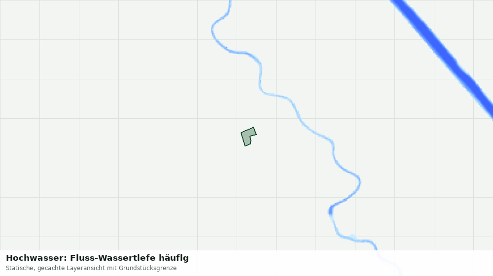 Statische Kartenansicht: Hochwasser: Fluss-Wassertiefe häufig
