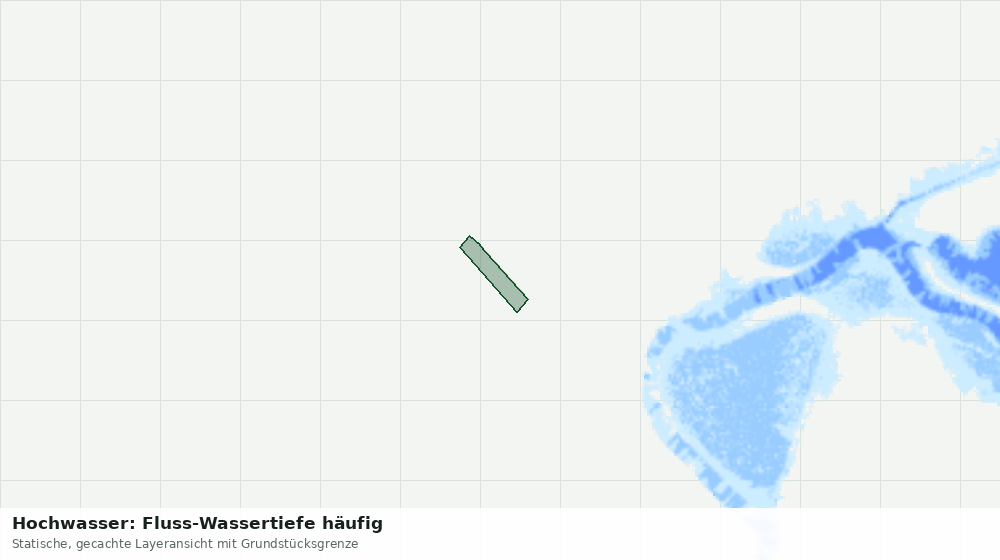 Statische Kartenansicht: Hochwasser: Fluss-Wassertiefe häufig