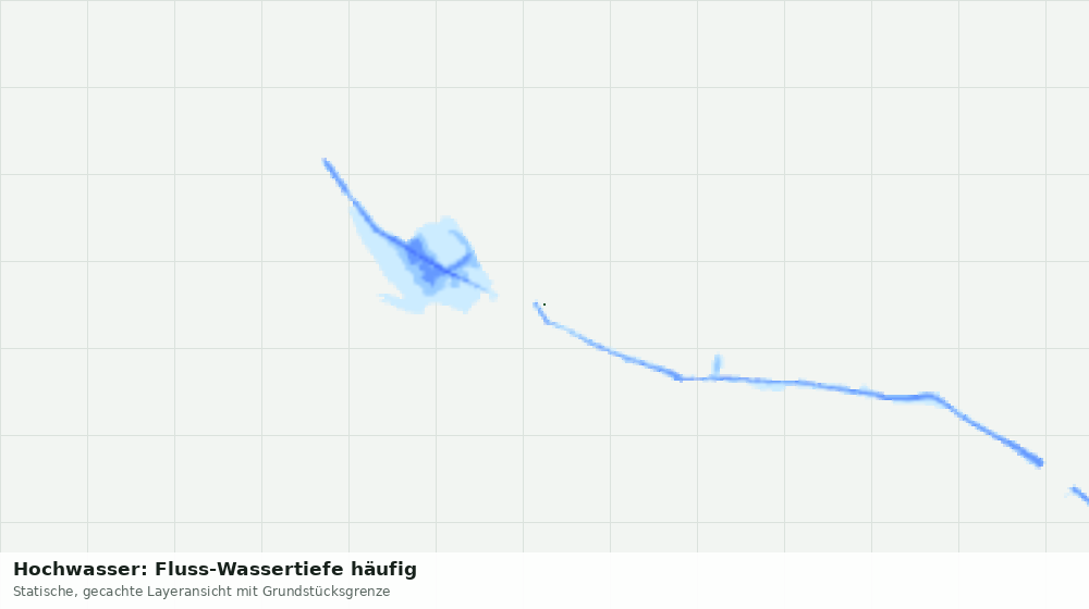 Statische Kartenansicht: Hochwasser: Fluss-Wassertiefe häufig