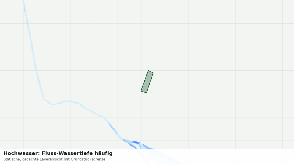 Statische Kartenansicht: Hochwasser: Fluss-Wassertiefe häufig