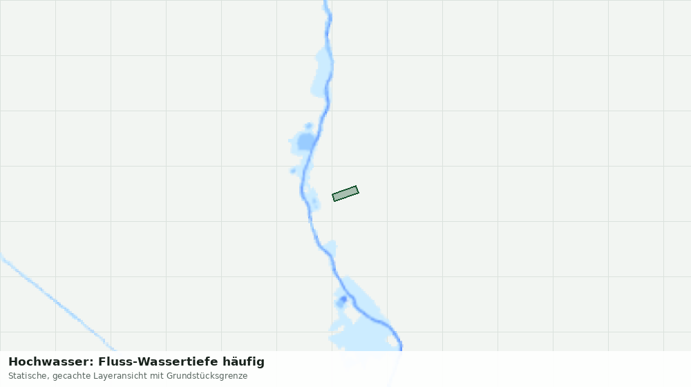 Statische Kartenansicht: Hochwasser: Fluss-Wassertiefe häufig