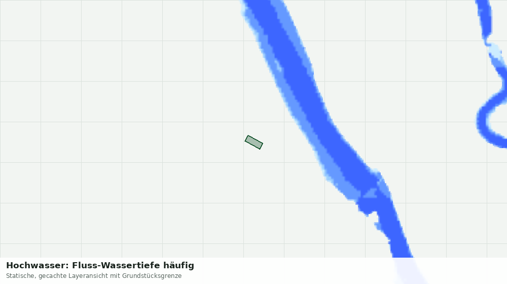 Statische Kartenansicht: Hochwasser: Fluss-Wassertiefe häufig