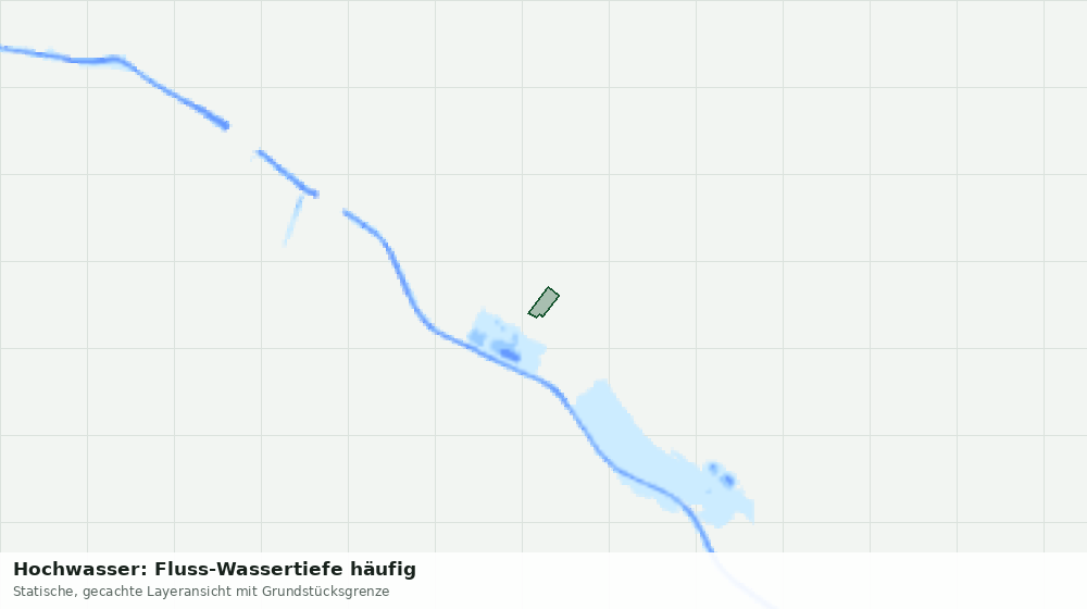 Statische Kartenansicht: Hochwasser: Fluss-Wassertiefe häufig