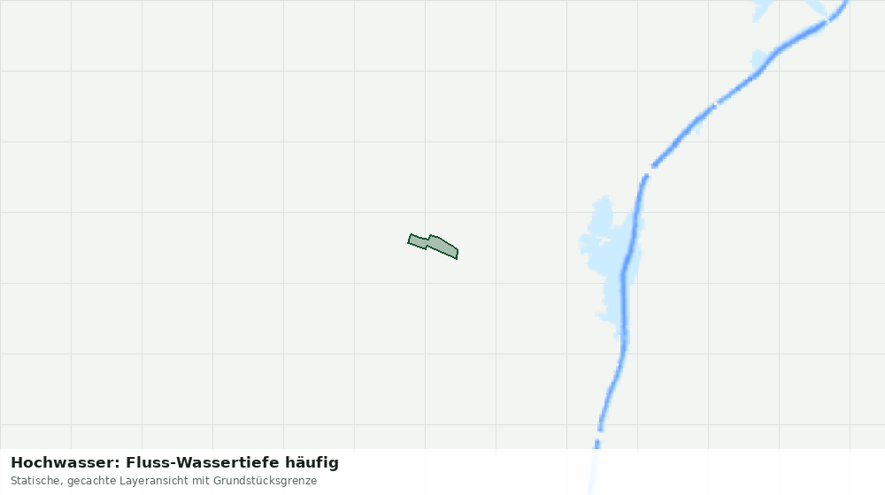 Statische Kartenansicht: Hochwasser: Fluss-Wassertiefe häufig