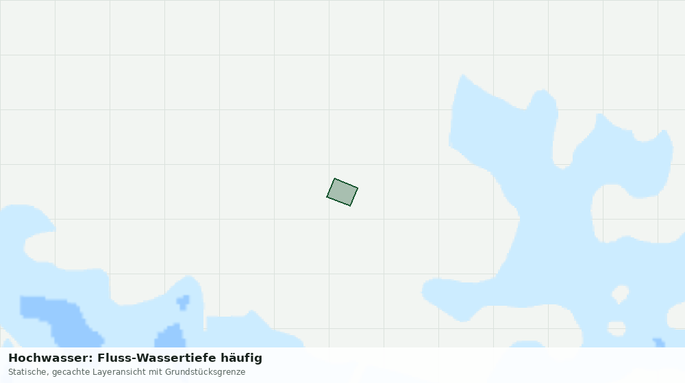 Statische Kartenansicht: Hochwasser: Fluss-Wassertiefe häufig