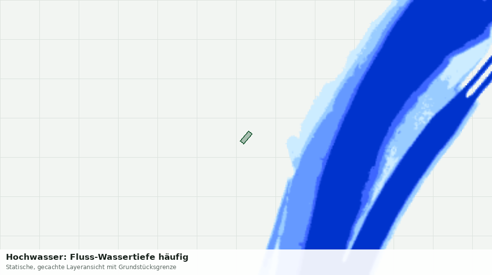 Statische Kartenansicht: Hochwasser: Fluss-Wassertiefe häufig