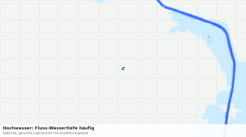 Statische Kartenansicht: Hochwasser: Fluss-Wassertiefe häufig