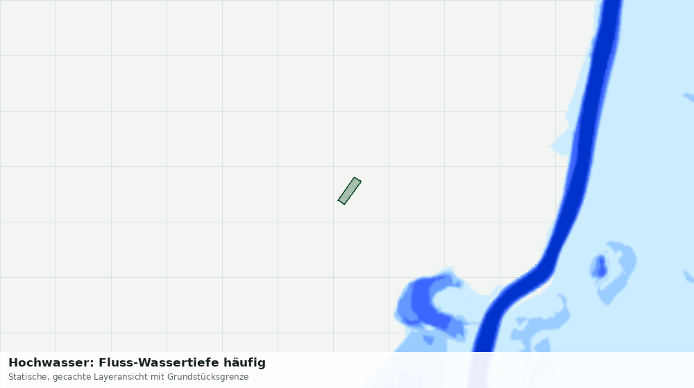 Statische Kartenansicht: Hochwasser: Fluss-Wassertiefe häufig