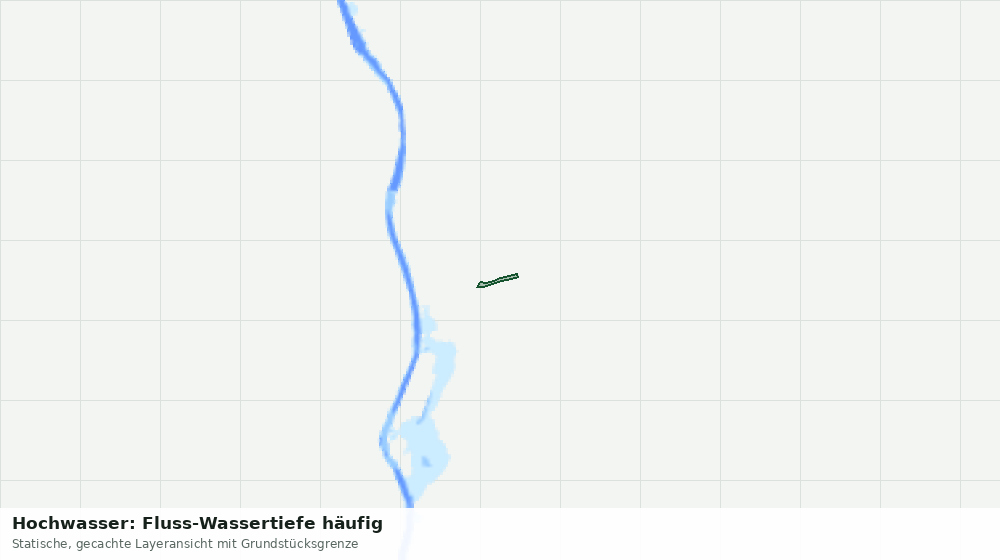Statische Kartenansicht: Hochwasser: Fluss-Wassertiefe häufig