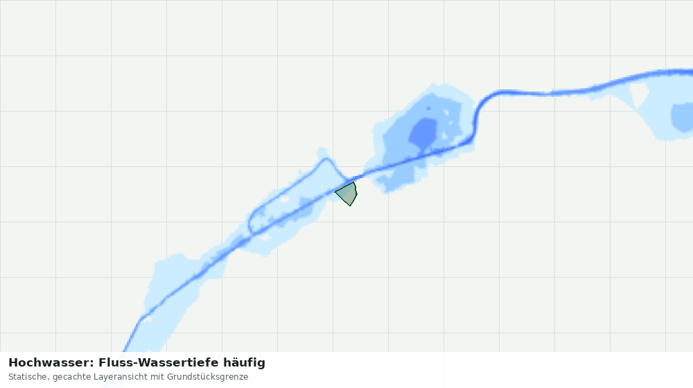 Statische Kartenansicht: Hochwasser: Fluss-Wassertiefe häufig