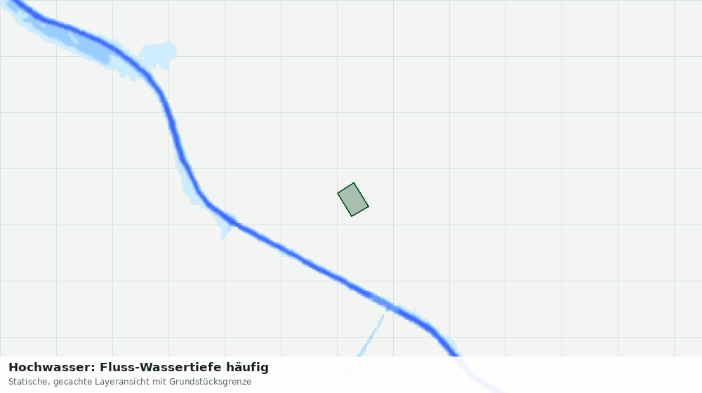 Statische Kartenansicht: Hochwasser: Fluss-Wassertiefe häufig