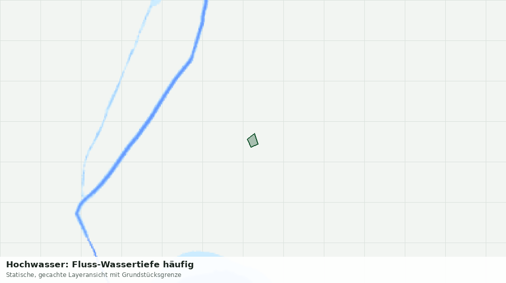 Statische Kartenansicht: Hochwasser: Fluss-Wassertiefe häufig