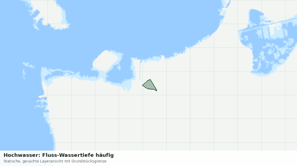 Statische Kartenansicht: Hochwasser: Fluss-Wassertiefe häufig