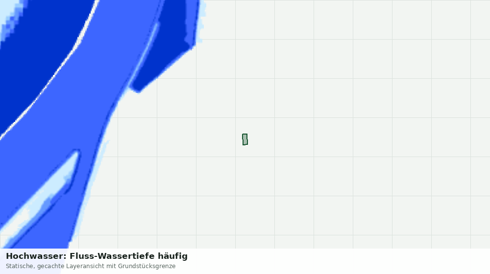 Statische Kartenansicht: Hochwasser: Fluss-Wassertiefe häufig
