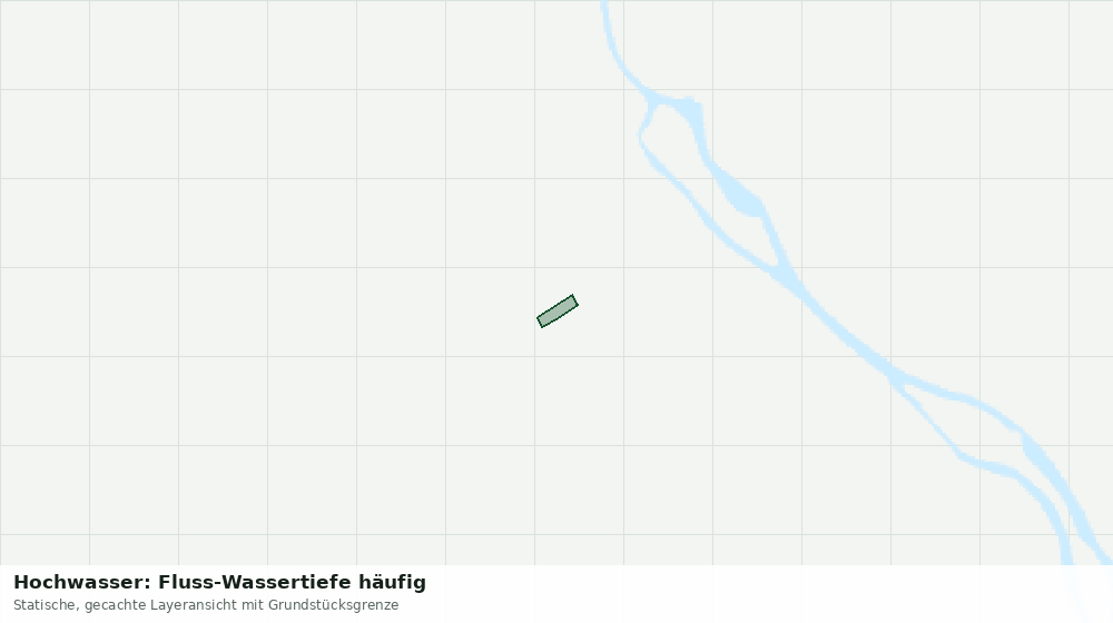 Statische Kartenansicht: Hochwasser: Fluss-Wassertiefe häufig